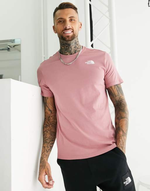 The North Face Red Box T Shirt In Pink Exclusive At Asos Asos