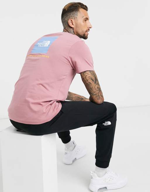 The North Face Red Box T Shirt In Pink Exclusive At Asos Asos