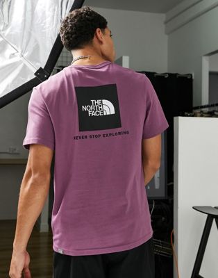 The North Face Red Box t-shirt in purple