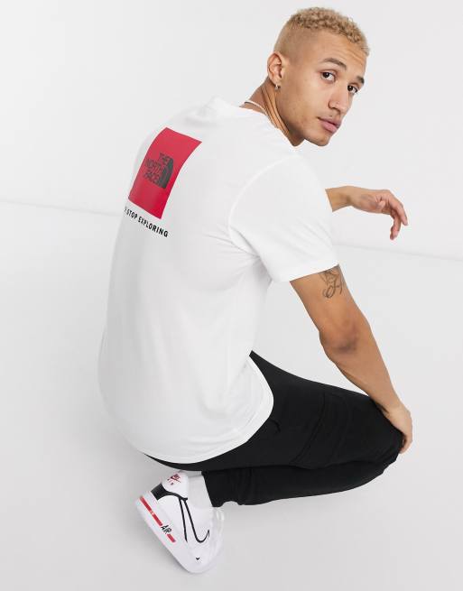 THE NORTH FACE S/S Red Box Heavy Weight T-Shirt, TNF White/ TNF Red – OZNICO