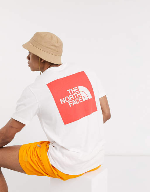 The north face store red box logo