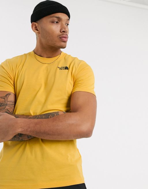 The North Face Red Box t-shirt in yellow
