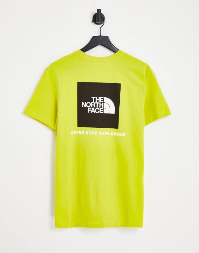 The North Face Red Box t-shirt in yellow