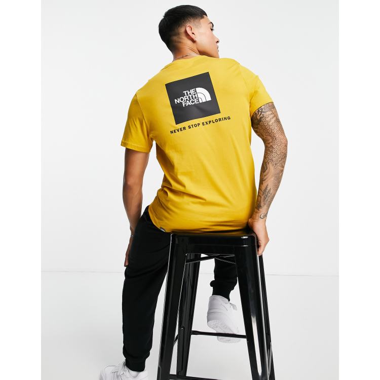 The North Face Red Box t-shirt in yellow