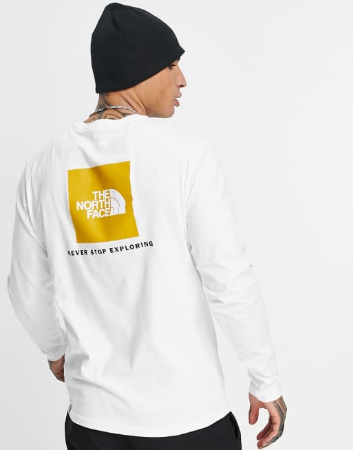 the north face redbox long sleeve tee