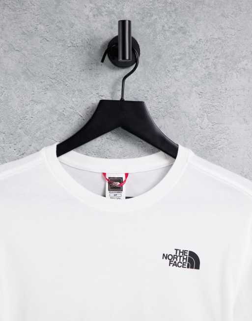 The North Face – Red Box – vit t-shirt med långa ärmar, 3 av 4