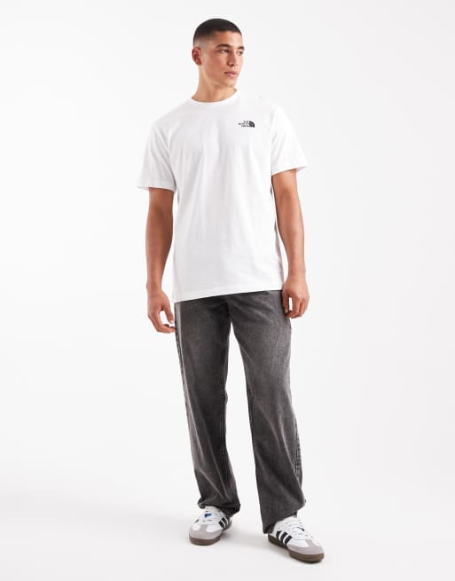 The North Face – Red Box – Vit t-shirt med tryck baktill, 3 av 5