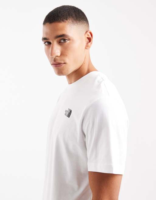 The North Face – Red Box – Vit t-shirt med tryck baktill, 4 av 5