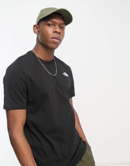 The North Face Redbox back print t shirt in black ASOS