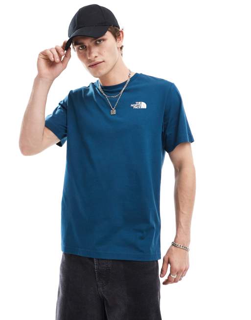 【THE NORTH FACE】Redbox backprint Tシャツ The North Face Redbox backprint t-shirt in navy | ASOS