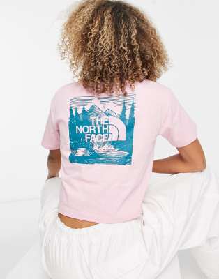 North face pink on sale top