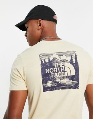 The North Face Redbox Celebration back print t-shirt in stone Exclusive at ASOS - ASOS Price Checker