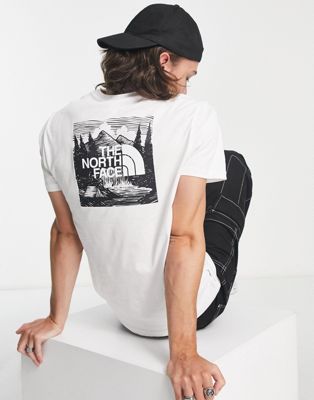 The North Face Redbox Celebration back print t-shirt in white - ASOS Price Checker