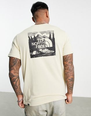 The North Face Redbox Celebration t-shirt in beige
