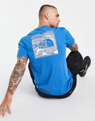The North Face Redbox Celebration t-shirt in blue