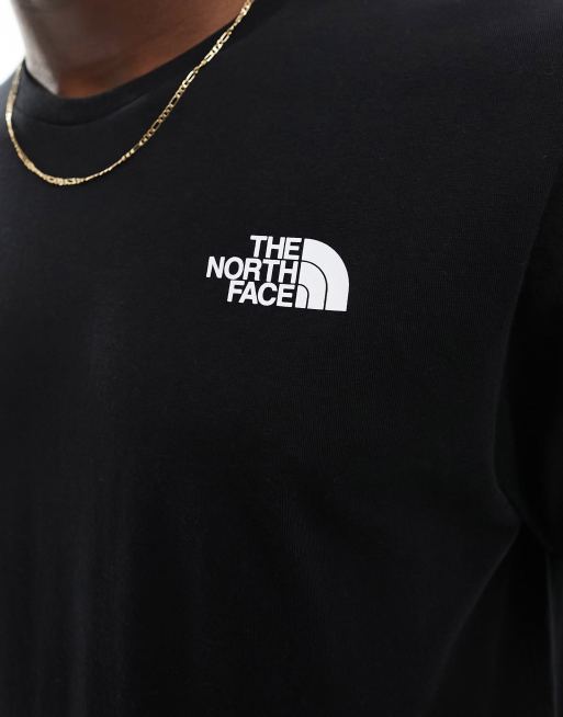 The North Face - Redbox Celebration - T-shirt nera con stampa sul retro, 4 di 4