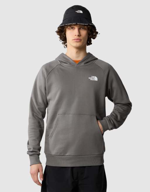 The North Face - Redbox - Felpa color perla fumé con cappuccio e maniche raglan