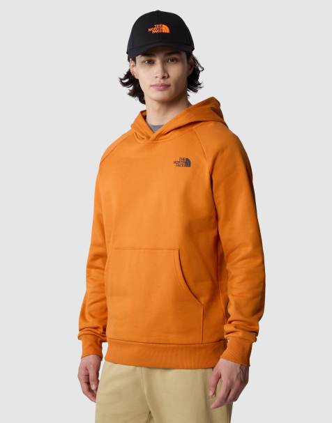 The North Face – Redbox – Kapuzenpullover in Rostorange mit Raglanärmeln - view 1