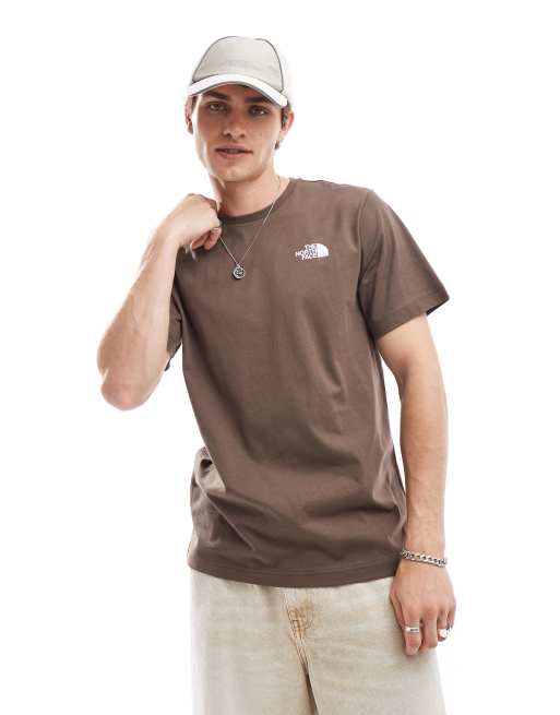 The North Face – Redbox – T-Shirt in Braun mit Print am Rücken, 2 von 4