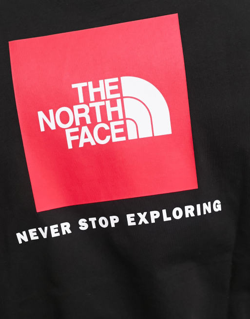 The North Face – Redbox – T-Shirt in Schwarz mit Rückenprint, 2 von 4