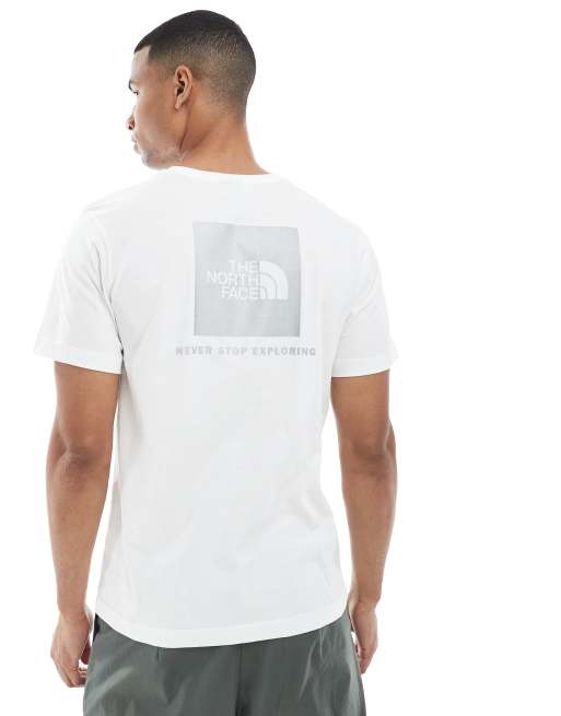 The North Face – Reflective Box NSE – Unisex-T-Shirt in Weiß mit Rückenprint, 2 von 4