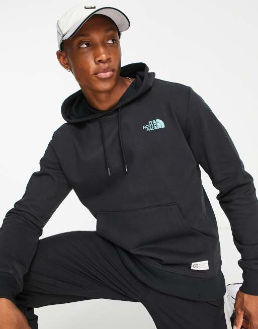 The North Face - Regrind - Sweat à capuche imprimé au dos - Noir