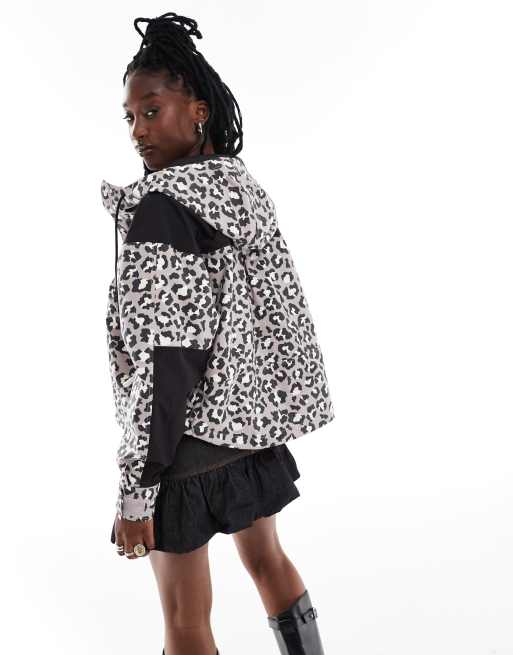 Giacca north face leopardata sales