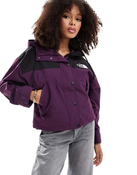 The North Face - Reign On - Giacca viola e nera con logo - view 1