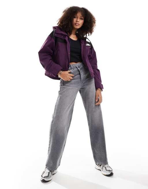 The North Face - Reign On - Jack met logo in paars en zwart, 3 van 4