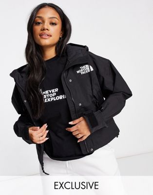 The North Face Reign On jacket in black Exclusive at ASOS | ASOS