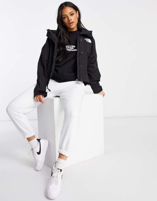 The North Face Reign On jacket in black Exclusive at ASOS, 4 of 4