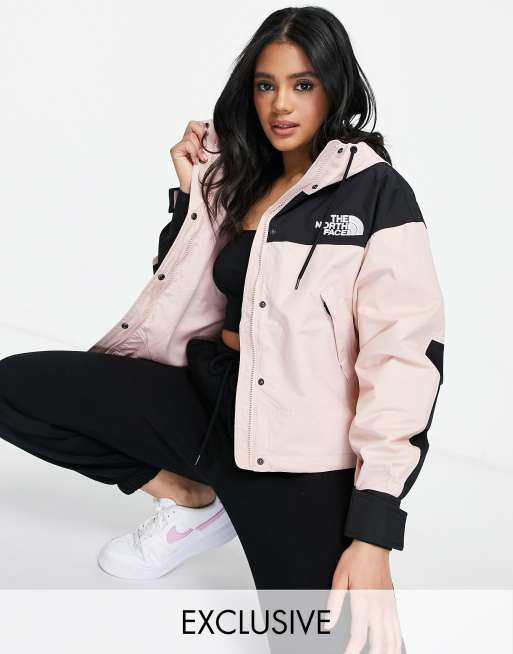 Baby pink north store face jacket