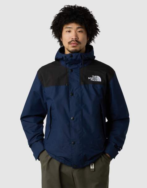 The North Face Reign on jacket in summit navy/tnf black - view 1