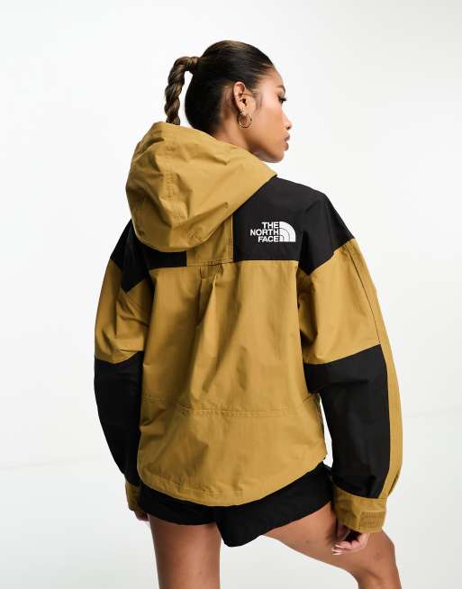 North face brown on sale rain jacket