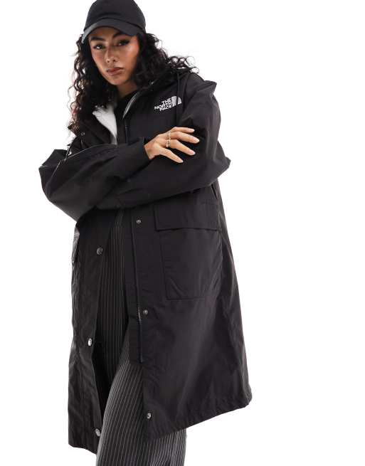 North face outlet trench raincoat