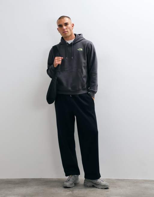 The North Face relaxed fit hoodie with back print in grey, 2 of 5