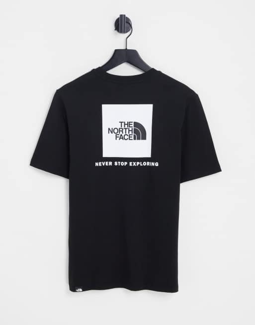 The North Face Relaxed Redbox t-shirt in black 