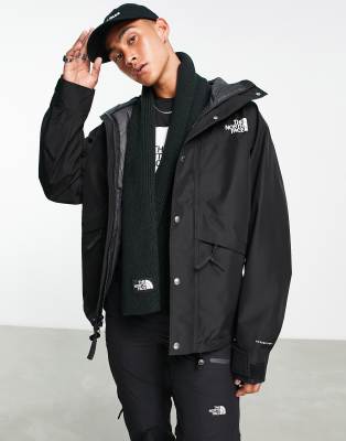 The North Face Retro 1986 Futurelight Mountain Jacket In Black In Black