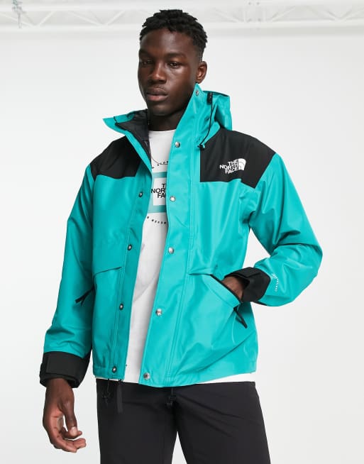 The north face teal on sale jacket