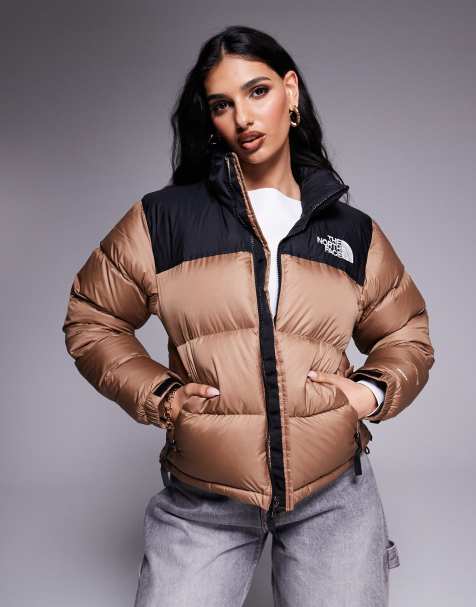 The North Face - Retro 96 Nuptse - Gewatteerd jack in bruin - view 1