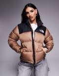 [The North Face] The North Face Retro 96 Nuptse puffer jacket in brown L BROWN