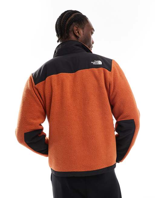 The North Face Retro Denali heavyweight fleece jacket in copper