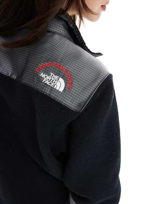 The North Face Retro Denali heavyweight polar fleece jacket in grey, 2 of 4