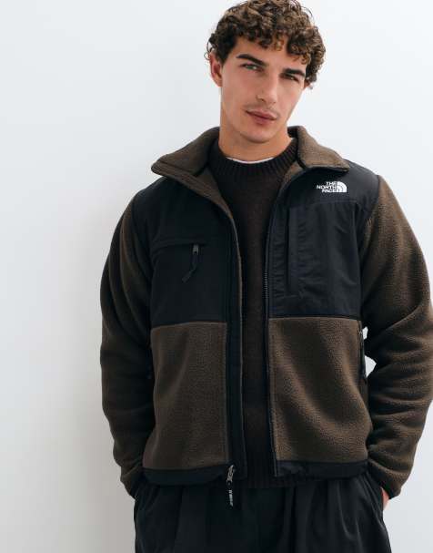 The North Face Retro Denali jacket in brown and black - view 1