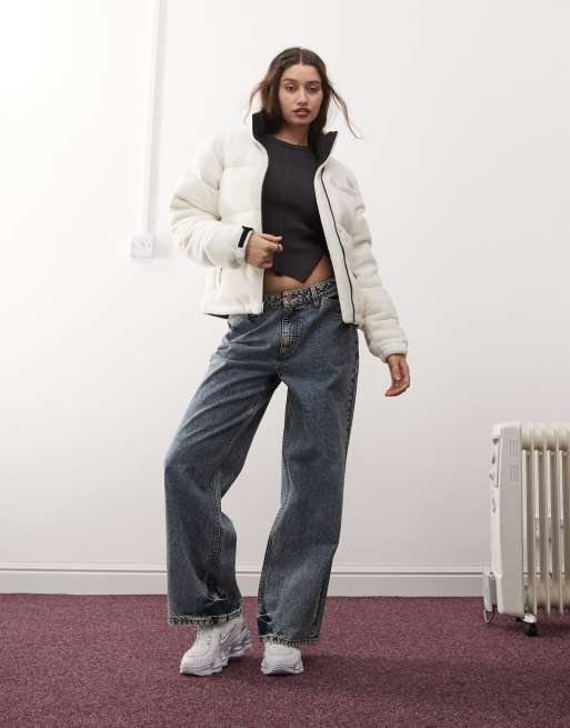 The North Face - Retro Nuptse - Doudoune en polaire - Blanc cassé, 2 de 4