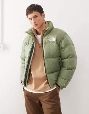 The North Face The North Face Retro Nuptse down puffer jacket in light green