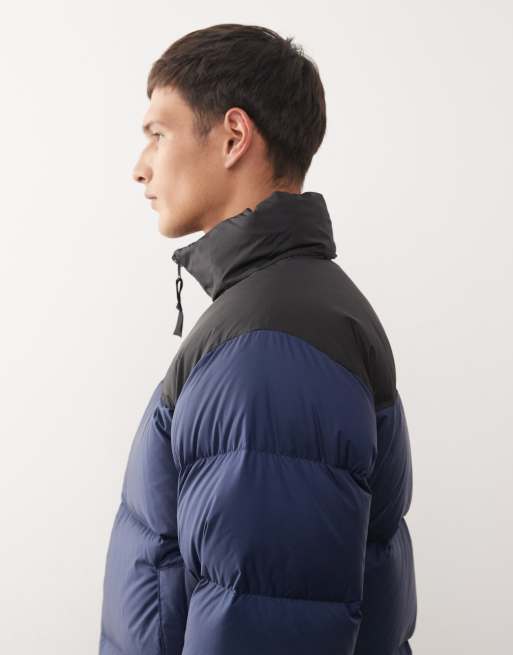The North Face – Retro Nuptse – Granatowa kurtka ocieplana, 4 z 5