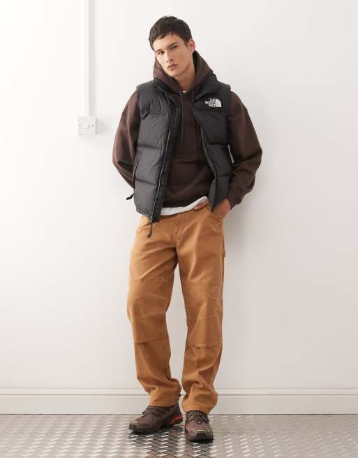 The North Face - Retro Nuptse - Piumino smanicato nero, 2 di 5