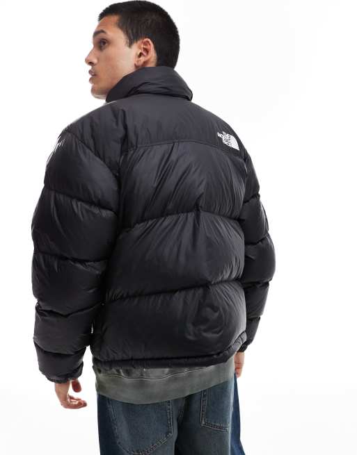The North Face Retro Nuptse puffer jacket in black ASOS