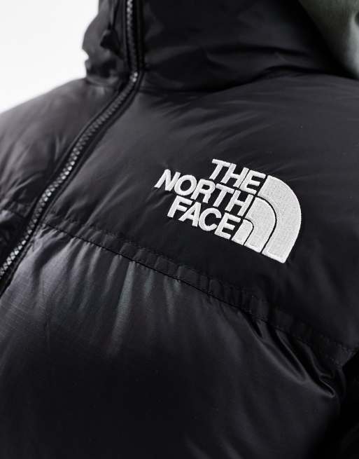 The North Face Retro Nuptse puffer jacket in black